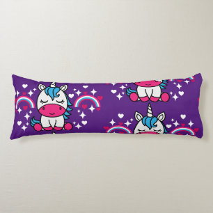 Coussins Longs Petites filles Unicorn Pony
