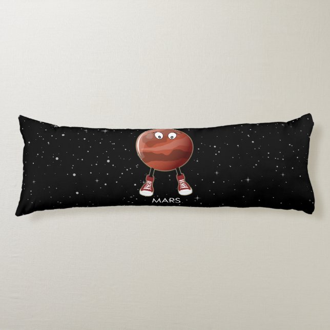 Coussins Longs Planète Mars & Stars (Devant)