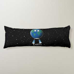 Coussins Longs Planète Terre et étoiles