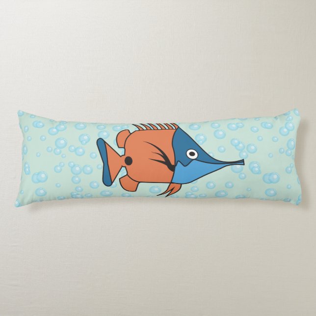 Coussins Longs Poisson Carton mignon (Devant)