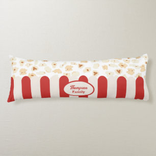 Coussins Longs Popcorn Retro Cinéma Monogramme