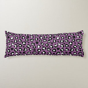 Coussins Longs Poster de animal, Léopard Violet, Spots De Cheetah