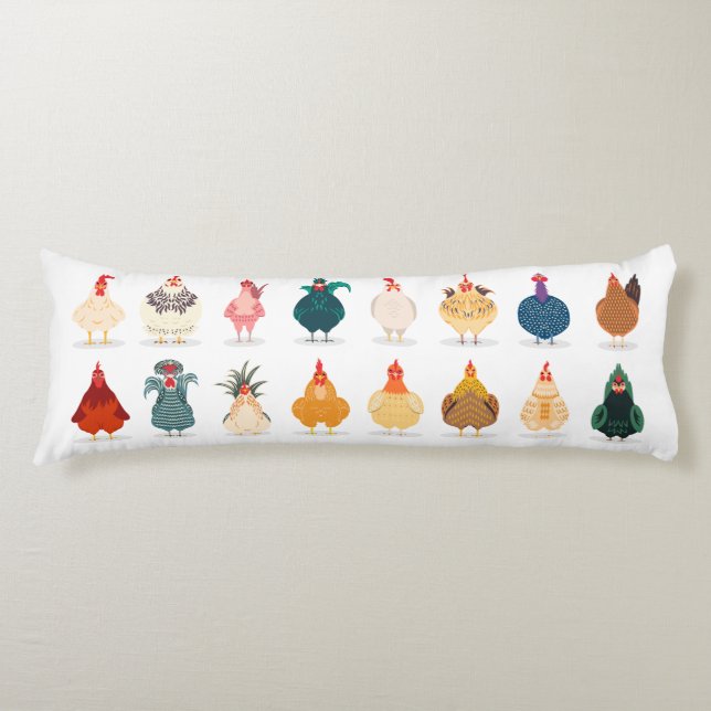 Coussins Longs  Poulet mou (Devant)