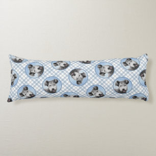 Coussins Longs Pumi Peinture Grey Pumik mignonne Original Pet Chi