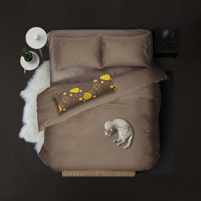 Coussins Longs Pumpkins Autumn Fall Harvest Pattern (Créateur téléchargé)