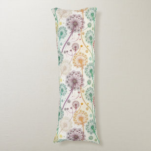 Coussins Longs Rainbow Dandelion Breeze - Flore capricieuse