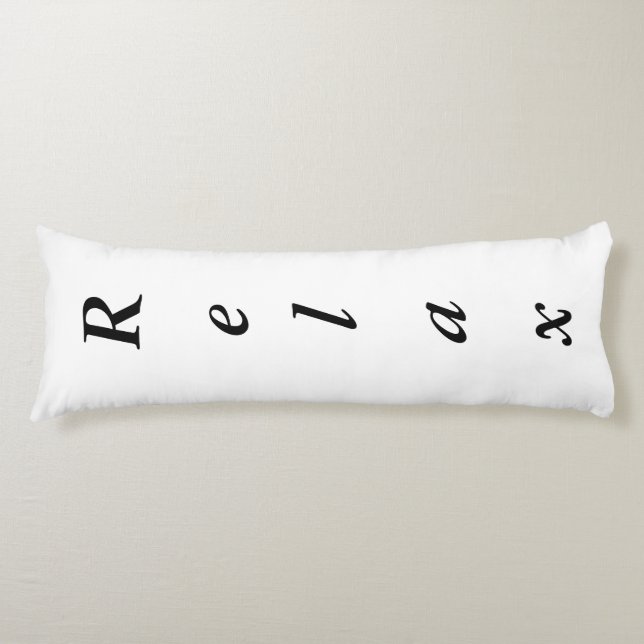 Coussins Longs Relax Personnalisé, Oreiller Corps (Devant)