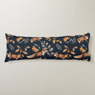 Coussins Longs renard et rose