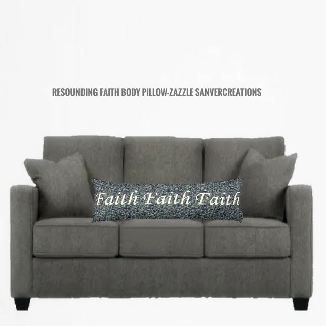 Coussins Longs Reounding faith (Créateur téléchargé)