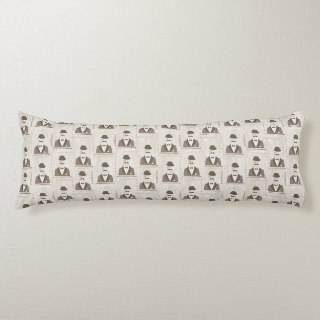Coussins Longs Rétro motif pour l'homme (Devant)