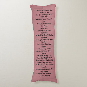 Coussins Longs Rêver terrible