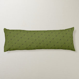Coussins Longs Roue verte Mandala / Grünes Rad Mandala