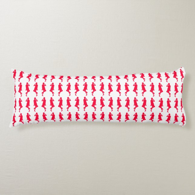 Coussins Longs Rouge Bold Mod GoGo Girls (Devant)
