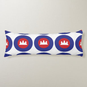 Coussins Longs Roundel cambodgien