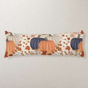 Coussins Longs Rustique Automne Citrouille Feuille Fleur sauvage