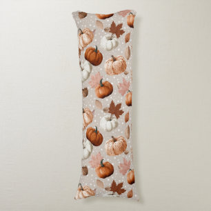 Coussins Longs Rustique Citrouilles d'automne et feuilles d'autom