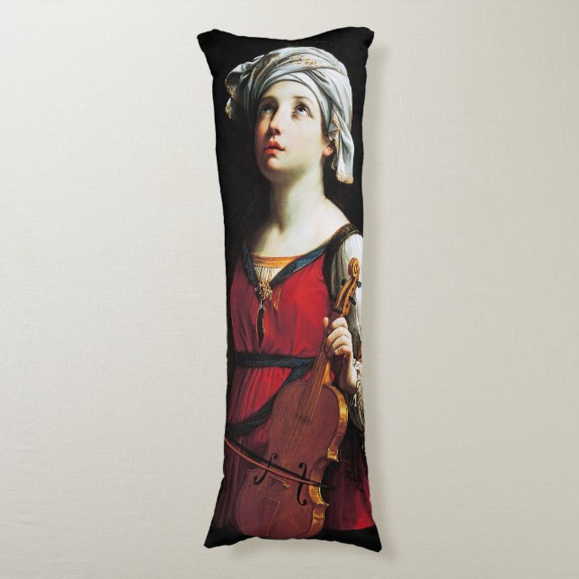 Coussins Longs Saint Cecilia (St. Cecilia), Guido Reni (Devant (Vertical))