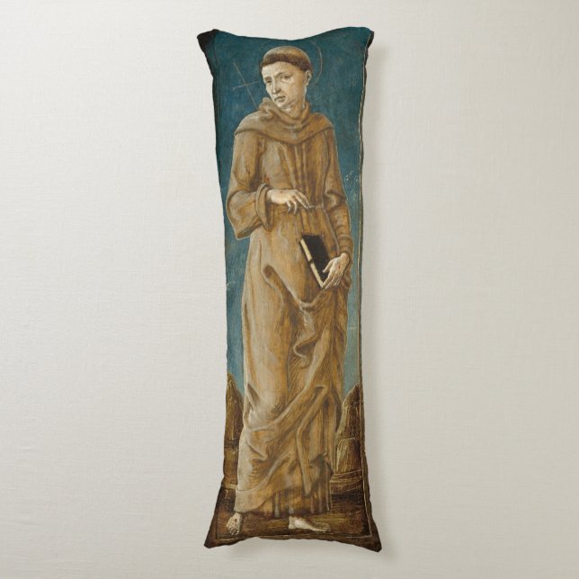Coussins Longs Saint Francis - Cosmè Tura Poster des Beaux-Arts (Devant (Vertical))