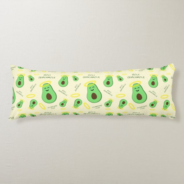 Coussins Longs Saint-Guacamole mignon avocat (Devant)