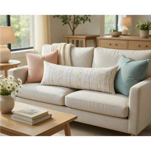 Coussins Longs Scandinavie Folk Motif décoratif