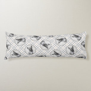 Coussins Longs Schnauzer Peinture Giant Décroché Art Chien origin