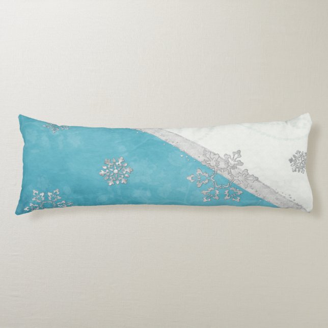 Coussins Longs Snowflakes & Peppermenthe Holiday (Devant)