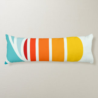 Coussins Longs Soleil sur les vagues océaniques, moderne