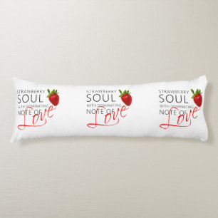 Coussins Longs Soul aux fraises