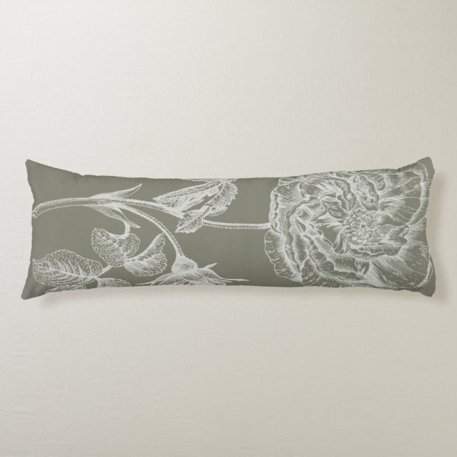 Coussins Longs Soulagement floral I (Devant)