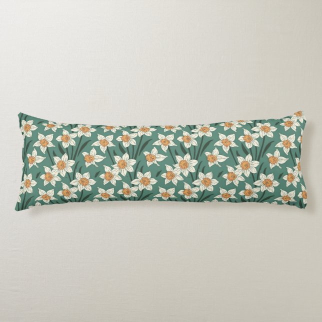 Coussins Longs Spring Summer Daisies Floral (Devant)