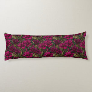 Coussins Longs Tapis Amaryllis Moderne de Style Ferme Tropical
