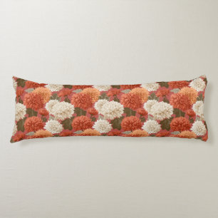 Coussins Longs Tapis de sol texturé Chrysanths Décor artistique d