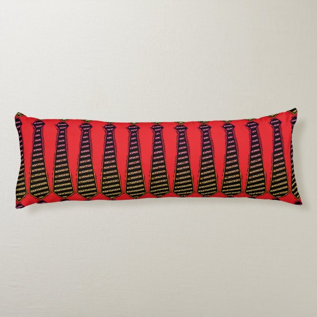 Coussins Longs Ties de nouveauté assortis (Dos)