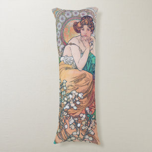Coussins Longs Topaz (Quatre Bijoux), Alphonse Mucha
