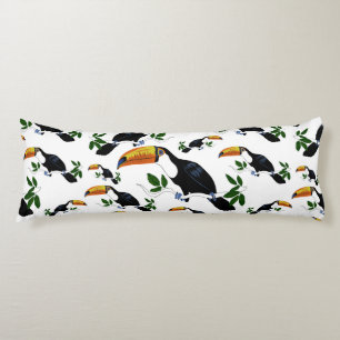 Coussins Longs Toucans Tropicaux - Jungle Ludique
