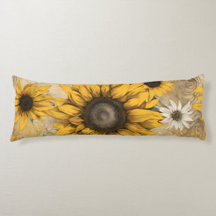Coussins Longs Tournesol