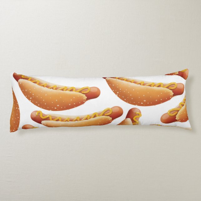 Coussins Longs Tous les Hot Dog américains. (Dos)