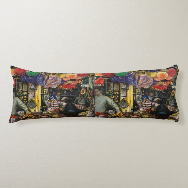 Coussins Longs Traditions du commerce ancien, Jérusalem (Devant)