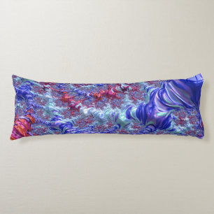 Coussins Longs Trippy coloré Super numérique Abstrait Fractal