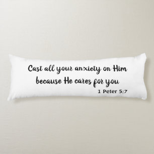 Coussins Longs Une belle Bible Verse de Paix