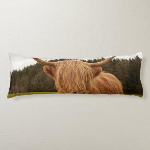 Coussins Longs Vache Highland #7 #mur #art