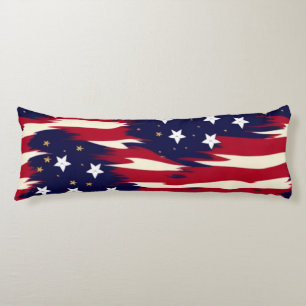 Coussins Longs Vagues patriotiques