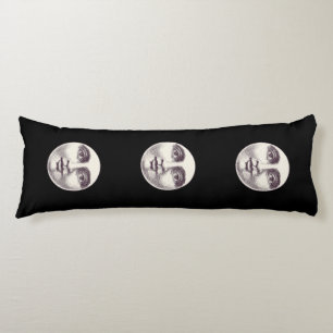 Coussins Longs Vintage homme dans la pleine lune visage lune