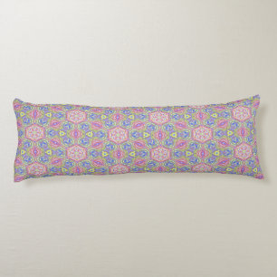 Coussins Longs Vintage Pastel Mandala Méditation Motif