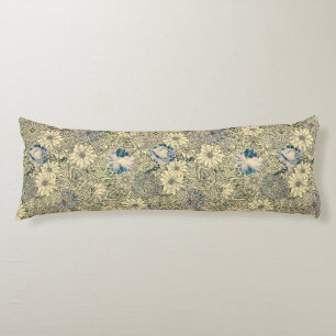Coussins Longs Vintage Sepia Floral