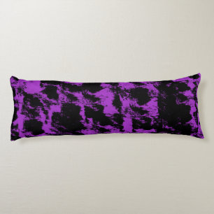 Coussins Longs Violet Noir