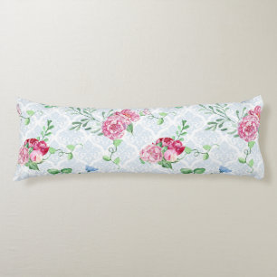 Coussins Longs watercolor peony