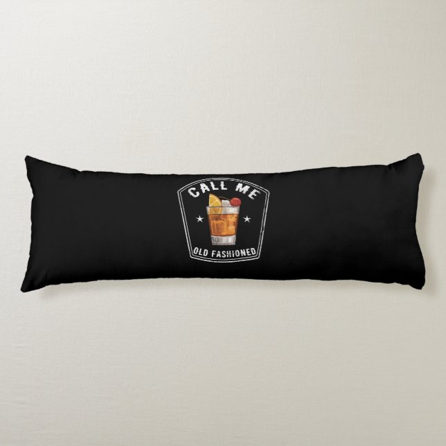 Coussins Longs Whiskey Calls Me Old Fashioned (Devant)