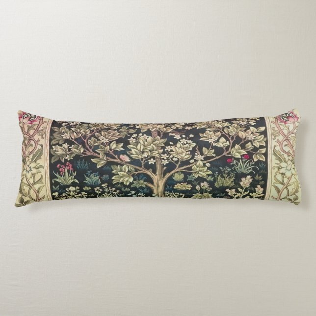 Coussins Longs Willam Morris de beaux designs et créations, Vint (Devant)
