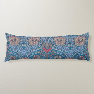Coussins Longs William Morris, Belle, motif floral, vintage